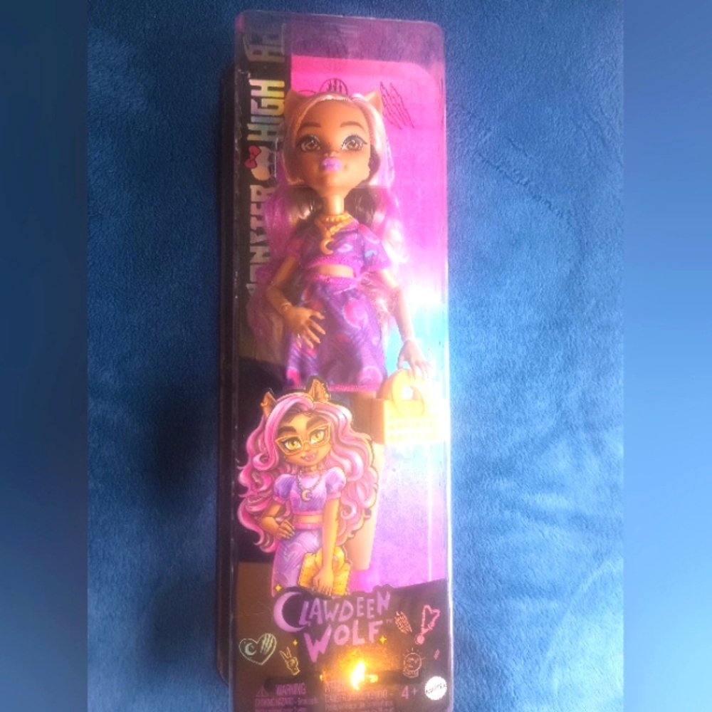 NWT,Monster High Clawden Wolf